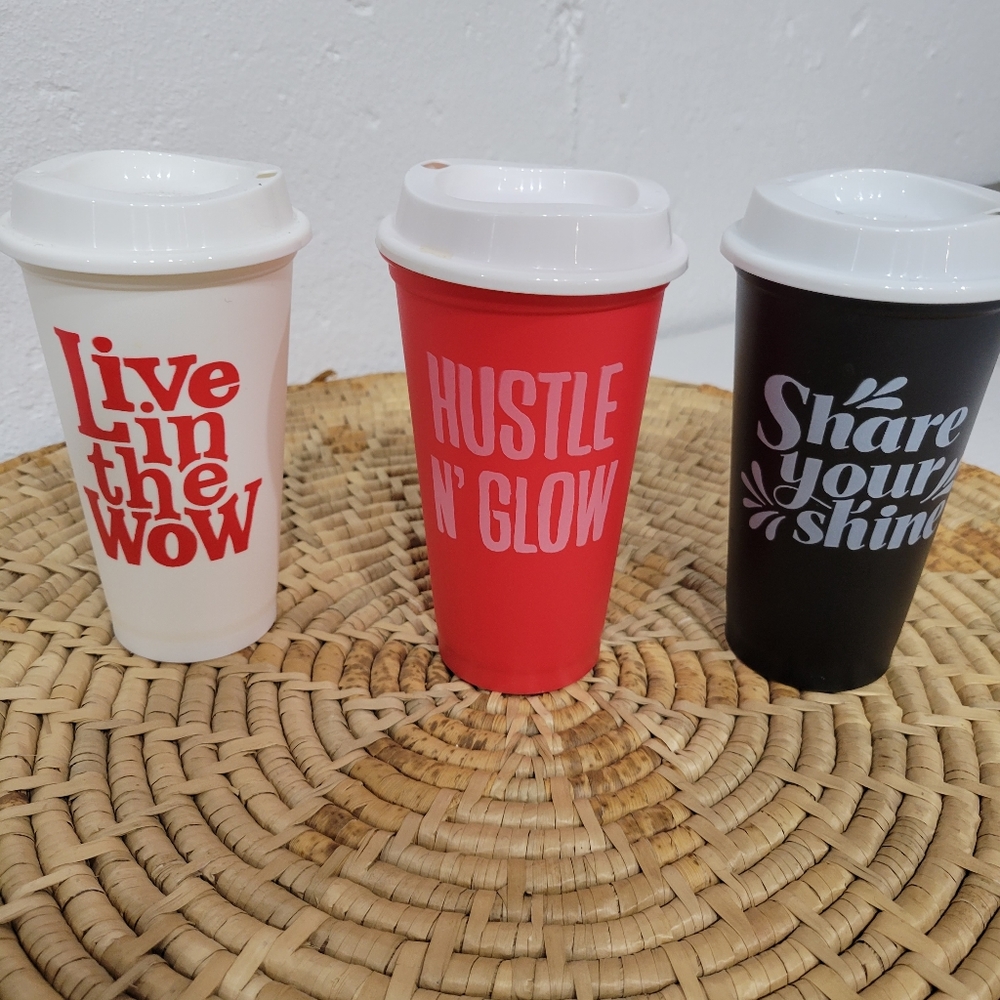 Starbucks 2012 Three Holiday Christmas Tumblr 16 oz